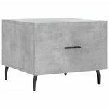 Vidaxl salontafel 50x50x40 cm bewerkt hout betongrijs