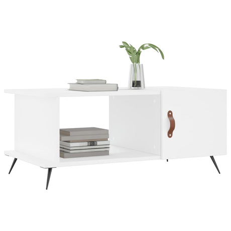 Vidaxl salontafel 90x50x40 cm bewerkt hout wit