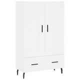 Vidaxl hoge kast 69,5x31x115 cm bewerkt hout wit