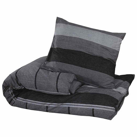 Vidaxx Bettbezug-Set 220x240 cm Baumwolle dunkelgrau