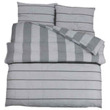 VIDAXL -Duvet -Überraschungs -Set 260x240 cm Baumwollgrau