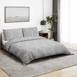 Vidaxl Duvet Crossing Set 240x220 cm Baumwollgrau