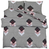 Vidaxx Bettbezug-Set 140x200 cm Baumwolle grau