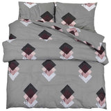Vidaxl Duvet Overray Set 200x220 cm Baumwollgrau