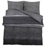 Vidaxl Duvet Overray Set 220x240 cm Baumwolle dunkelgrau