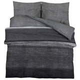 Vidaxl Duvet Overray Set 260x220 cm Baumwolle dunkelgrau