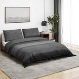 Vidaxl Duvet Overray Set 260x220 cm Baumwolle dunkelgrau