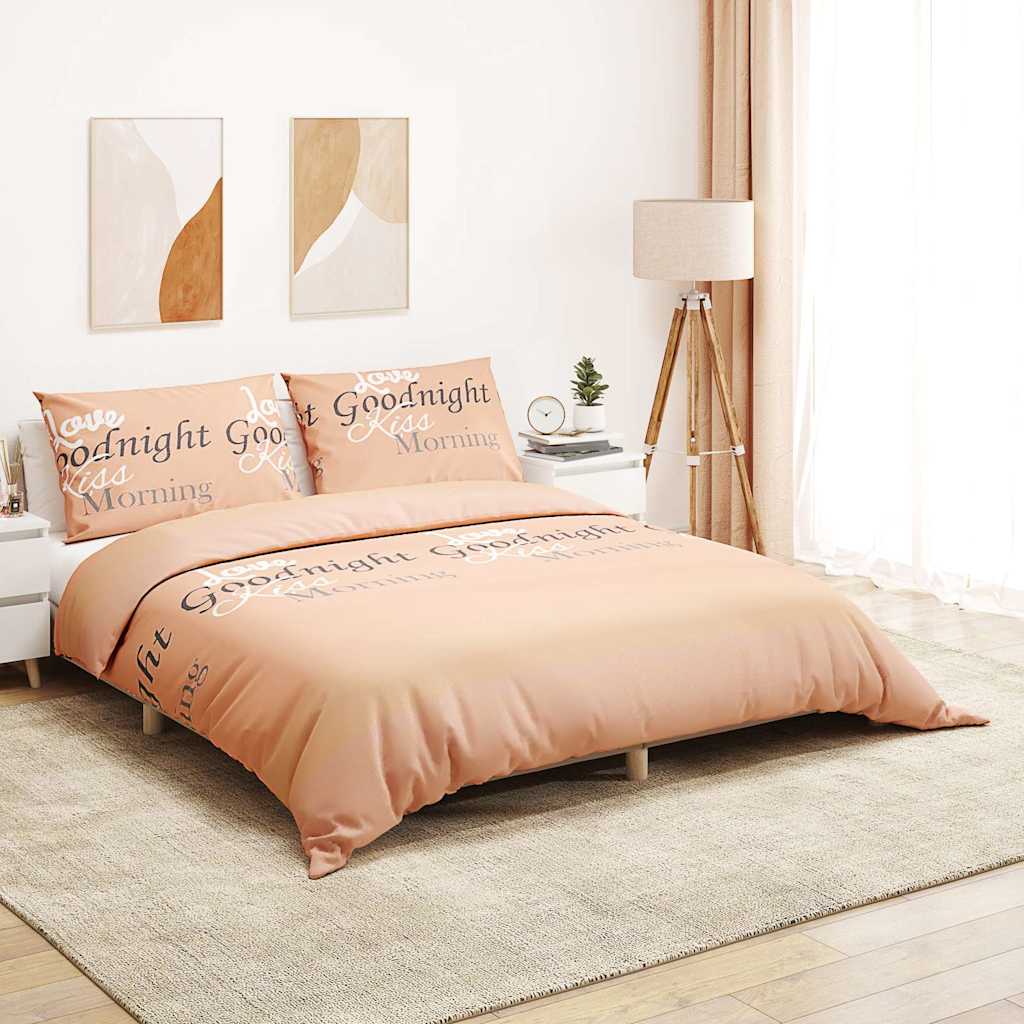 Vidaxx Bettbezug-Set 220x240 cm Baumwolle rosa