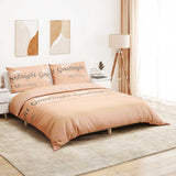 Vidaxl Duvet Crossing Set 200x220 cm Baumwollrosa