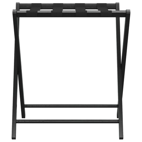 Vidaxl -Gepäckregal 68.5x38x58 cm Bamboo Schwarz