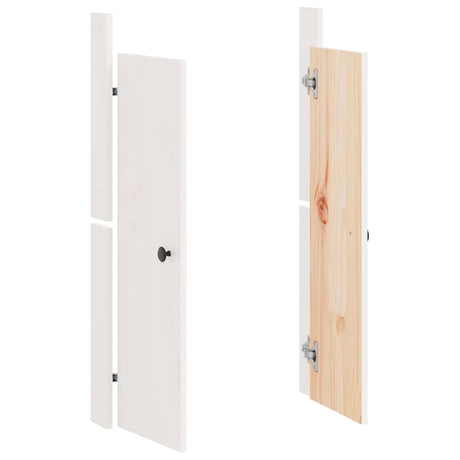 Vidaxx Schranktüren für Outdoorküche Meppel 50x9x82 cm Kiefernholz weiß