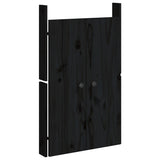 Vidaxl Schranktüren für Außenküche 50x9x82 cm Kiefernholz schwarz