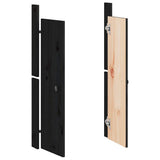 Vidaxl Schranktüren für Außenküche 50x9x82 cm Kiefernholz schwarz