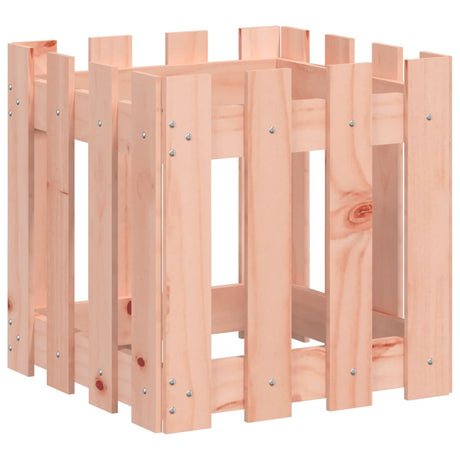 VIDAXL -Pflanzer mit Fechten 40x40x40 cm Solid Douglashout