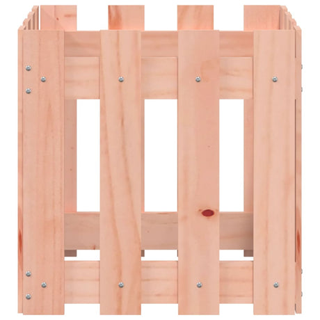 VIDAXL -Pflanzer mit Fechten 40x40x40 cm Solid Douglashout