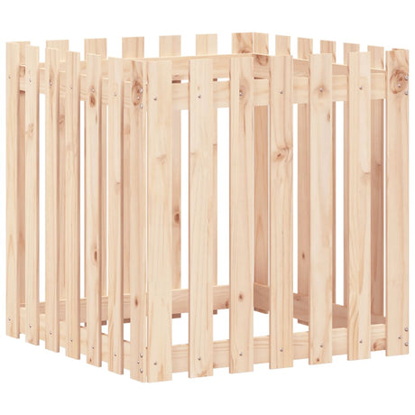 VIDAXL -Planungsbox mit Fechten 70x70x70 cm Festkiefer