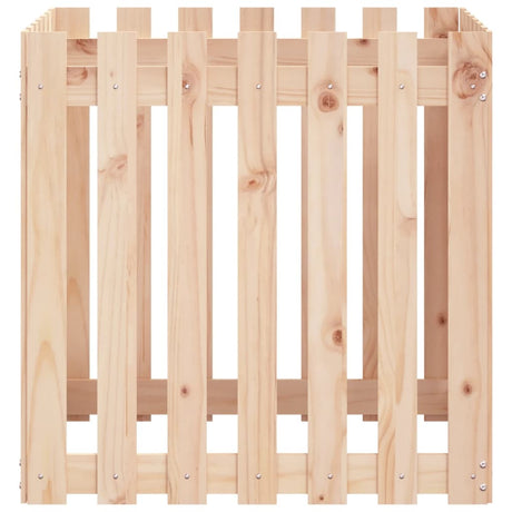 VIDAXL -Planungsbox mit Fechten 70x70x70 cm Festkiefer