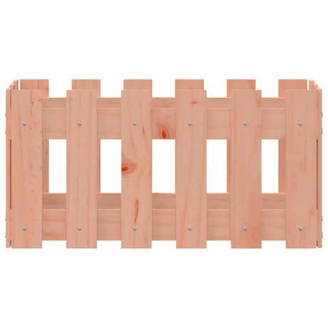 VIDAXL -Planungsbox mit Zaundesign 60x30x30 cm Solid Dougohout