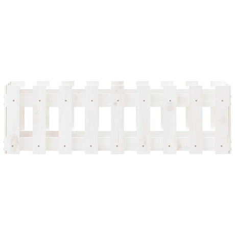 Vidaxl Pflanzterin isoliert HEK Design 100x30x30 cm Kiefern mit Weiß