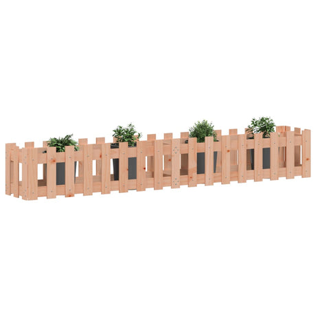 Vidaxl Pflanzer erhöhte das HEK -Design 200x30x30 cm Solid Douglashout