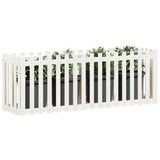 Vidaxl Pflanzer Insent HEK Design 200x50x70 cm Kiefer Wit White