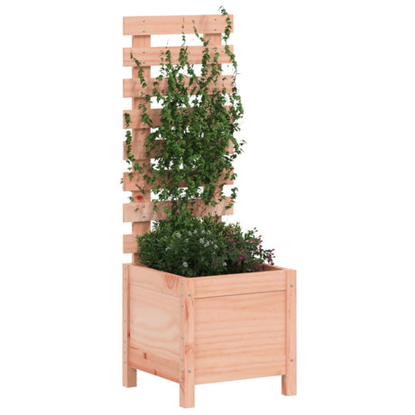 Vidaxx Pflanzgefäß mit Gestell 39x39,5x114 cm massives Douglasholz