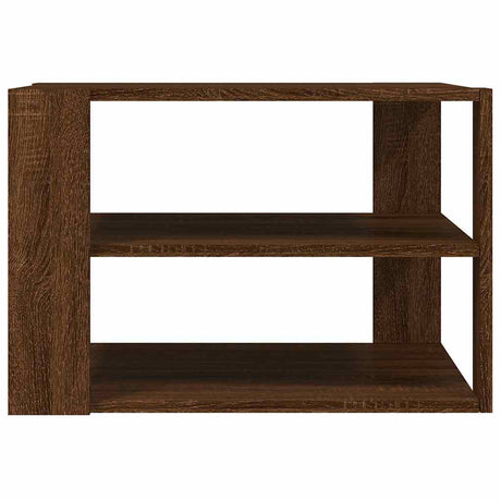 Vidaxl salontafel 58x58x40 cm bewerkt hout bruin eikenkleurig