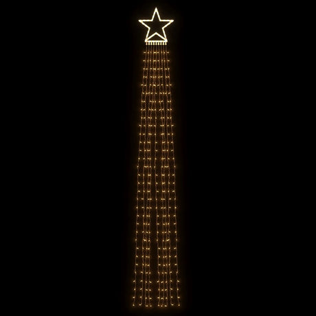 VidaXL Weihnachtsbaumbeleuchtung 320 warmweiße LEDs 375 cm