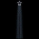 VidaXL Weihnachtsbaumbeleuchtung 320 kaltweiße LEDs 375 cm
