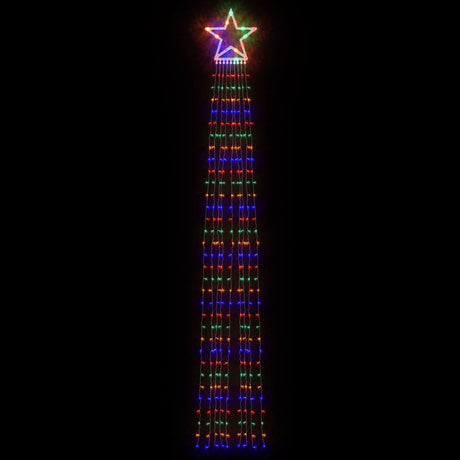 VidaXL Weihnachtsbaumbeleuchtung 320 bunte LEDs 375 cm