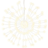 VidaXL Weihnachtsbeleuchtung Feuerwerk 140 warmweiße LEDs 17 cm