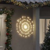 VidaXL Weihnachtsbeleuchtung Feuerwerk 140 warmweiße LEDs 17 cm