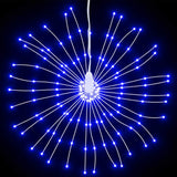Vidaxl Weihnachtsbeleuchtung Feuerwerk 140 Blaue LEDs 17 cm