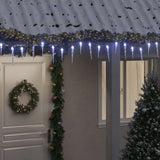 VidaXL Weihnachtsbeleuchtung Eiszapfen 200 kaltweiße LEDs 20 m Acryl PVC