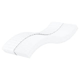 Vidaxl schuimmatras hardheid h2 h3 100x200 cm wit
