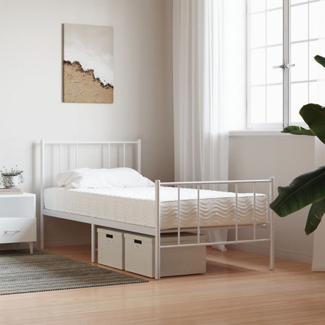 Vidaxl schuimmatras hardheid h2 h3 100x200 cm wit