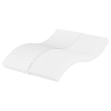 Vidaxl schuimmatras hardheid h2 h3 140x190 cm wit