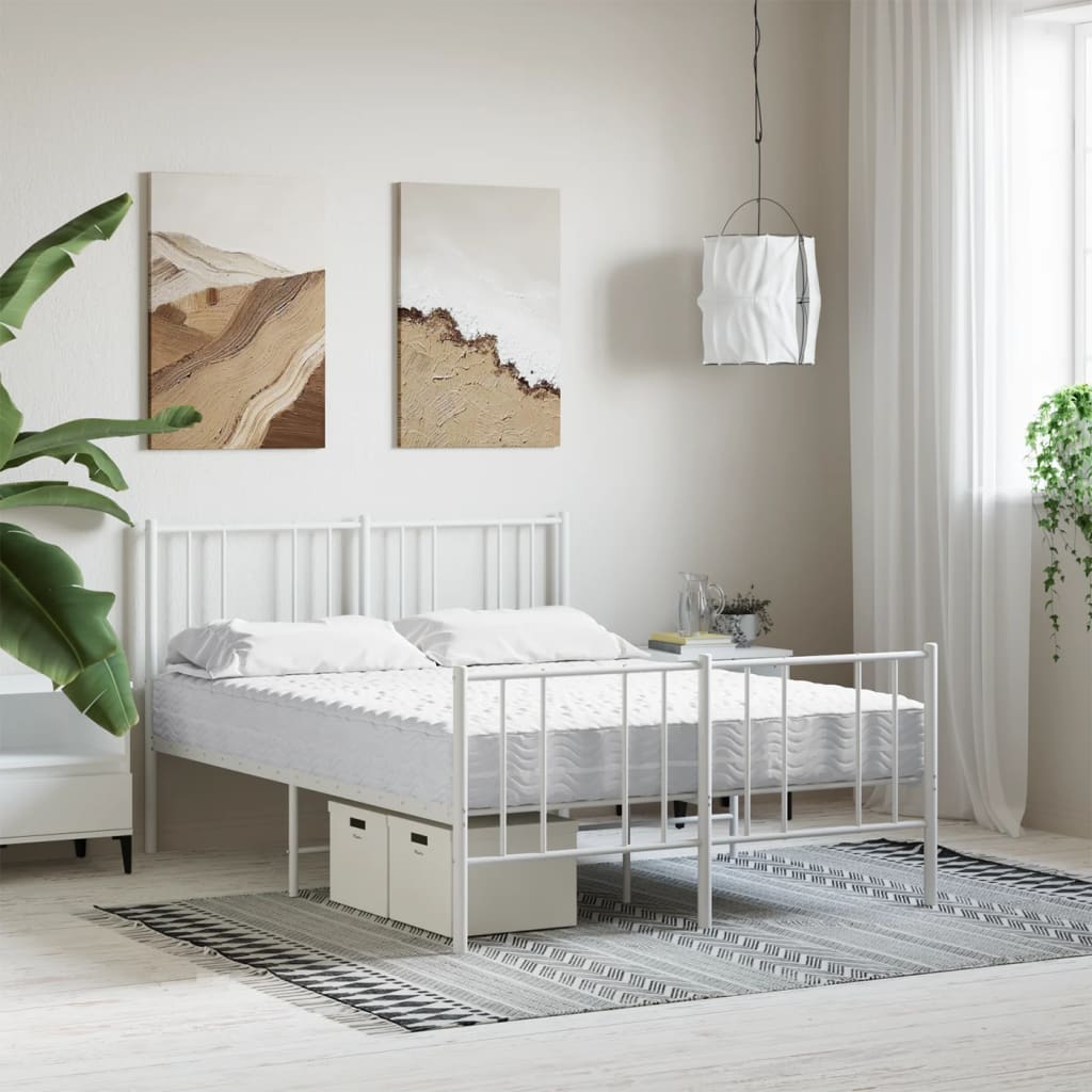 Vidaxl schuimmatras hardheid h2 h3 140x190 cm wit