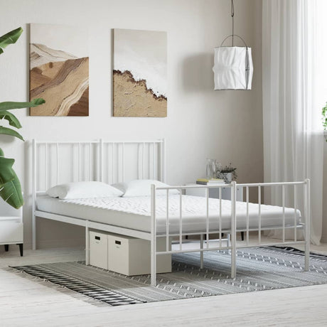 Vidaxl schuimmatras 7 zones hardheid 20 ild 120x200 cm wit
