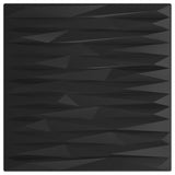 VidaXL 48 Stück Wandpaneele Stein 12 m² 50x50 cm XPS Schwarz