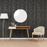 VidaXL 48 Stück Wandpaneele Stein 12 m² 50x50 cm XPS Schwarz