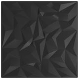 Vidaxx 12 Stück Wandpaneele Amethyst 3 m² 50x50 cm XPS Schwarz