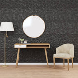 Vidaxx 12 Stück Wandpaneele Amethyst 3 m² 50x50 cm XPS Schwarz