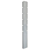 VidaXL Zaunpfosten 20 Stück 160 cm verzinkter Stahl silberfarben