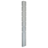 Vidaxl Zaunpfosten 20 St 180 cm verzinkter Stahl Silberfarbe