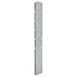 Vidaxl Zaunpfosten 30 St 160 cm verzinkter Stahl Silberfarbe