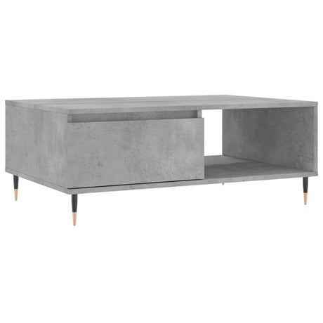 Vidaxl salontafel 90x60x35 cm bewerkt hout betongrijs