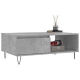 Vidaxl salontafel 90x60x35 cm bewerkt hout betongrijs