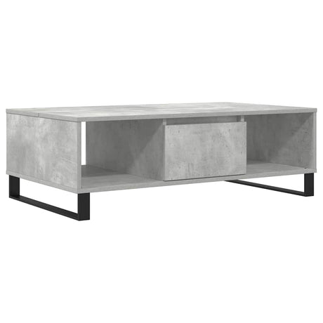 Vidaxl salontafel 104x60x35 cm bewerkt hout betongrijs