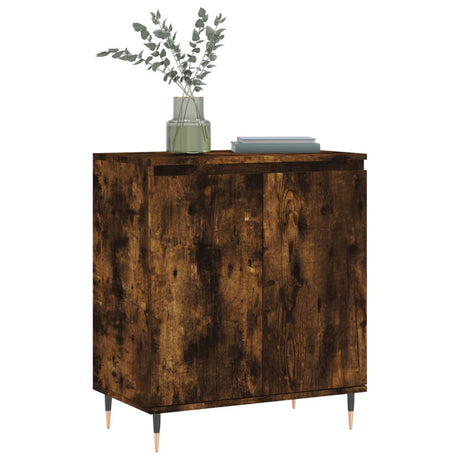 Vidaxl dressoir 60x35x70 cm bewerkt hout gerookt eikenkleurig